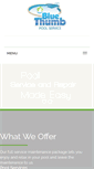 Mobile Screenshot of bluethumbpoolservice.com